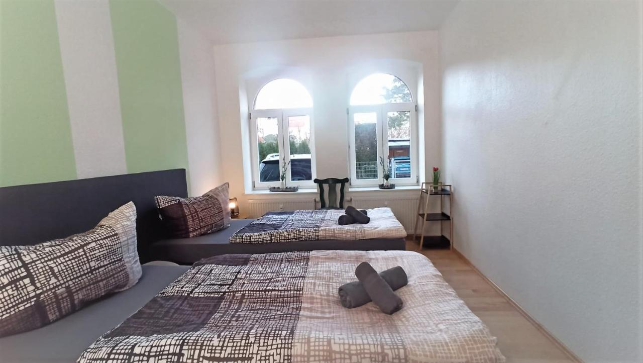 Apartment Fuer Bis Zu 7 Personen Mit Balkon Halberstadt Dış mekan fotoğraf