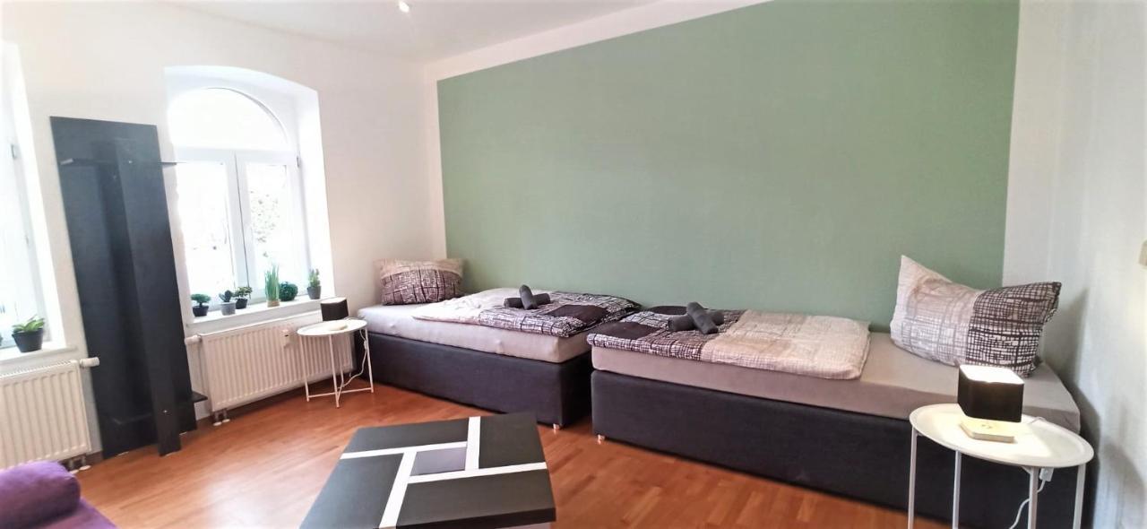 Apartment Fuer Bis Zu 7 Personen Mit Balkon Halberstadt Dış mekan fotoğraf